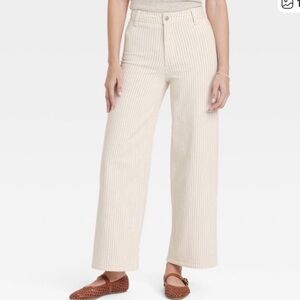 New Wide Leg Denim Jeans size 16